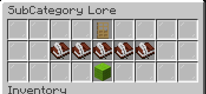 SubCategory Lore
